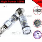 2pcs H1 Xenon White 100W 20-SMD Cree LED Fog Light Driving Light For Car Truck