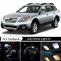 14pcs Bright White Interior LED Light Package Kit Deal For Subaru Outback 10-14