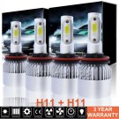 LED Headlight Bulb For 2007-2017 Nissan Altima Hi/Low Beam H9 H11 2800W 420000LM