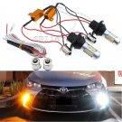 2pcs Plug&Play Switchback Front Signal or DRL 1156 P21W BA15S Lights+ Resistor