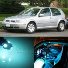 14XIce Blue SMD LED Interior Light Package Kit for VW Jetta Golf MK4 1999-2005
