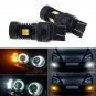 2pcs 7443 Switchback Front Parking Signal LED Bulbs for 2016 2017 Toyota RAV4