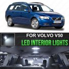 Error Free 6000K White Lights LED Interior Package Kit For Volvo v 50 2004-2012