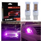 Purple Pink 7443 92-SMD 4014 LED Car Light Daytime Running Lamp 7440 W3X16D 2pcs