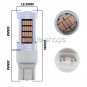 Purple Pink 7443 92-SMD 4014 LED Car Light Daytime Running Lamp 7440 W3X16D 2pcs