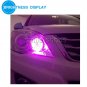 Purple Pink 7443 92-SMD 4014 LED Car Light Daytime Running Lamp 7440 W3X16D 2pcs