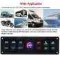 12V Car Marine Boat 6 Gang Rocker Switch Panel Circuit Breaker w/ LED Voltmeter