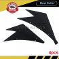 High quality Car Bumper Carbon Lip Fin Splitter Diffuser Spoiler Lip Air Knife