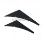 High quality Car Bumper Carbon Lip Fin Splitter Diffuser Spoiler Lip Air Knife
