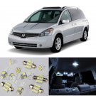 17×White Interior LED Light Package Kit for Nissan Quest 2004-2009