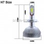 COB H7 60W 8000LM 2-Sides LED Headlight Kit High or Lo Light Bulb 6000K Car 2X