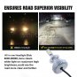 COB H7 60W 8000LM 2-Sides LED Headlight Kit High or Lo Light Bulb 6000K Car 2X