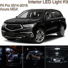 14pcs White Interior LED Light Package Kit Fit For 2014 2015 2016-2018 Acura MDX