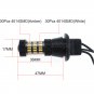 2pcs Plug&Play Switchback Front Signal Parking LED + Resistor For Toyota Prius C