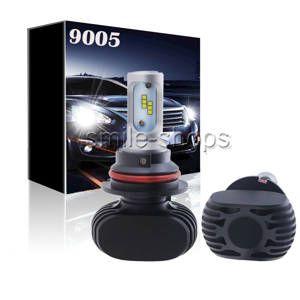 2X 9007 50W LED Headlight Bulbs High Low Beam For 2002-2005 Dodge Ram 1500 White
