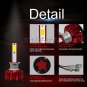 LED Headlight Kit X6 COB Bulb H1 6000K COB Low Beam For 2003-2005 INFINITI G35