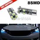 2X Ice Blue LED Light Headlight Strip For Honda Accord 4dr Sedan 2dr Coupe 2013+