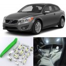Xenon White 16pcs Interior LED Light Kit for 2007-2013 Volvo C30 + Free Tool
