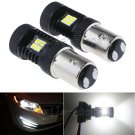 2pcs 1157 16-3030-SMD 6K White LED Light For Tail Brake Stop Backup Reverse Bulb
