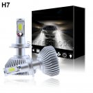 Waterproof 8000LM 60W LED Car Headlight Kit H7 6000K Super White Bulbs 1 Pair