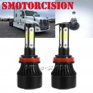6000K LED H11 1900W Low Beam Headlight Bulbs For Freightliner Cascadia 2008-2017