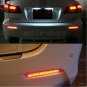 2 x Red Lens LED Rear Bumper Reflector Brake Lights For Lexus IS-F GX470 RX300