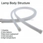 2x 60CM Car Switchback White/Amber LED Strip DRL Turn Signal For Audi-Style Tube