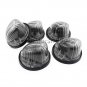 5x Roof Cab Light Clearance Marker Smoke Cover + Base For 73-87 Chevy C/K Series