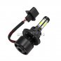 LED Light Bulbs Kit High and Low Beam COB H13 9008 Headlight 6000K HID White