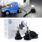 2Pc 9006 80W LED Headlight Bulb Kit Low Beam For Freightliner Columbia 1996-2013