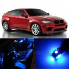 17pcs Blue Interior LED Light Package Kit for BMW X6 E71 Error Free 2008-2012 #
