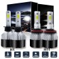 4x H1 H11 LED Headlight High Low Beam Kit For Kia Forte 10-16 Optima 07-15 White