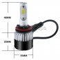 4x H1 H11 LED Headlight High Low Beam Kit For Kia Forte 10-16 Optima 07-15 White