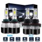 4pcs Combo H13+9006 LED Headlight Fog Light For Dodge Ram 1500 2500 3500 06-09