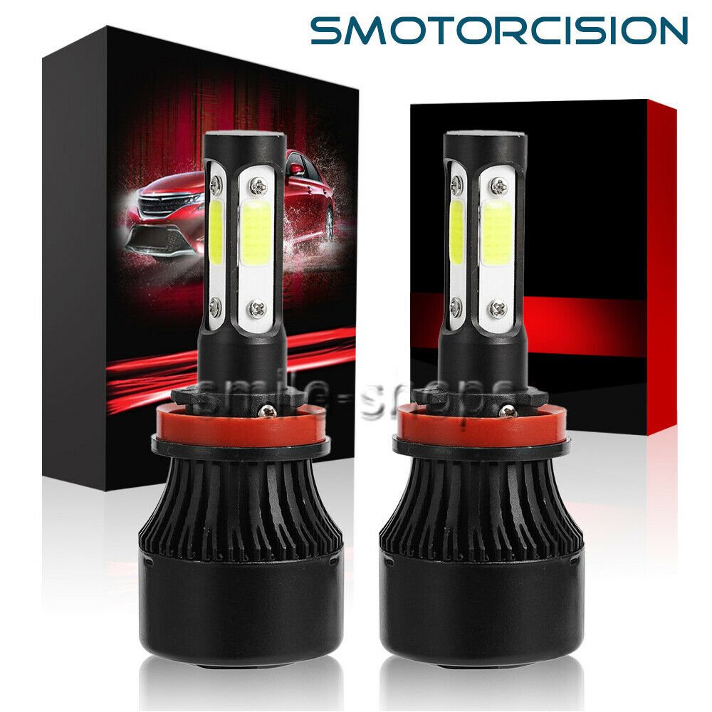 LED Headlight Kit H11 6000K 1900W 285000LM Low Beam For Toyota Venza 2009-2016