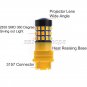 2pcs 3157 T25 39-SMD Bright Amber Yellow High Power LED Turn Signal Light Bulbs