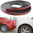118'' PVC Car Fender Flares Extension Black Wheel Eyebrow Protector Lip Trim