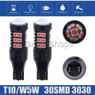 2pcs Super Bright Red T10 921 147 194 Car 30 SMD 3030 LED Parking Lights Bulbs