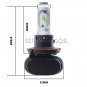 2x H13 White LED Headlight For Ford F-250 F-350 Super Duty 2005-2017 Hi/Lo Beam