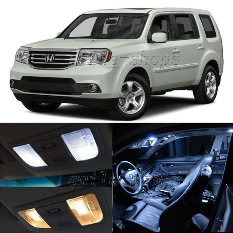 20pcs White LED Interior LED Bulbs + Reverse Light Fit For 2006-2015 Honda Pilot