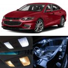 17pcs White Reverse + Fog + Tag + Interior LED Lights Fit For 13-17 Chevy Malibu