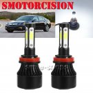 LED Headlamp Kit H11 H9 H8 6000K 1900W 285000LM Fog Light For 2007-2008 Acura TL