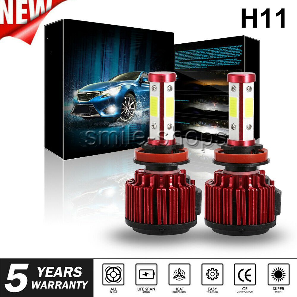 LED Headlight Bulbs For 2008-2016 Freightliner Cascadia Commercial Truck White