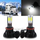 H11 80W LED Headlight Conversion Kit Bulbs For Kenworth T660 T600 Bright White