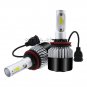 9005+H11+H11 Total 3960W COB LED Headlights High Low Beam+Fog Light Bulb White