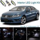 11pcs White Interior LED Light Package Kit Deal For Volkswagen VW CC 2009-2017