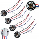 4pcs 1157 1158 2057 2357 Plug Wiring Harness Sockets For Turn Signal Light Bulb