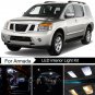 18pcs Bright White Interior LED Light Package Kit Deal For Nissan Armada 05-14