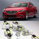 15×Xenon White LED Interior Light Package Kit for Mazda 6 2013-2016
