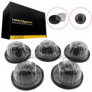 Roof Cab Marker Light Smoke Covers + Base Housing For 73-87 Chevy GMC C/K Pickup